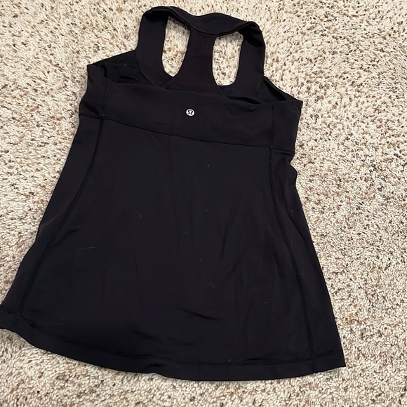 LULULEMON Black Racerbank Tank - Picture 3 of 5